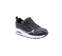 Skechers UNO Baskets métalliques pour Femme, Noir, 38 EU