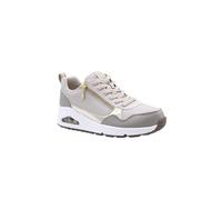Skechers UNO Baskets métalliques pour Femme, Taupe, Pointure 39
