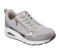 Skechers UNO Baskets métalliques pour Femme, Taupe, Pointure 42