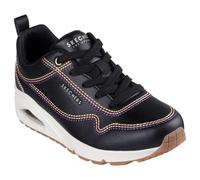 Skechers UNO Baskets montantes à lacets pour femme, Noir , 36 EU