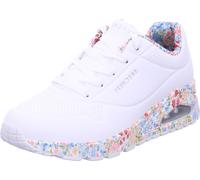 Skechers Femme Uno-Majestic Garden Basket, Blanc Multicolore, 36 EU