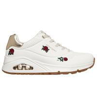 Skechers UNO - Champagne & Roses Chaussures Moyen Width en Blanc/Rouge, Pointure 38.5