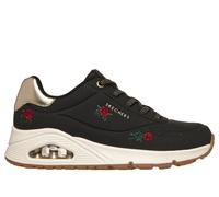Skechers UNO - Champagne & Roses Chaussures Moyen Width en Noir/Rouge, Pointure 38.5