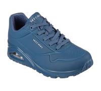 Skechers Uno Femme - Baskets bleu, tige synthétique, lacets, semelle Air-Cooled Memory Foam et Skech-Air 39