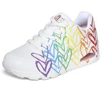 Skechers Baskets UNO-Full of Love Goldcrown pour femme Blanc/Multicolore Taille 40