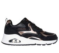 Skechers UNO Gen1 - Color Surge Chaussures Moyen Width en Noir/Or Rose, Pointure 39