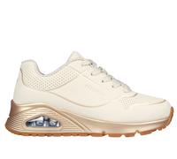 Skechers UNO Gen1 - Cool Heels Chaussures Moyen Width en Beige, Pointure 27.5