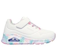 Skechers UNO GEN1 Baskets plates Niño/a grande, Blanc., 28 EU