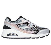 Skechers UNO Gen1 - Platinum Flash Chaussures Moyen Width en Argent/Noir, Pointure 36