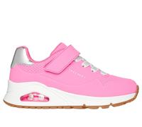 Skechers UNO Gen1- Summer Core Chaussures Moyen Width en Rose Fluo/Argent, Pointure 29