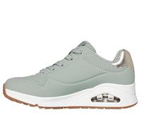 Skechers Uno Golden Air Baskets pour Femme, Sage Durabuck/Silver Trim, 41 EU