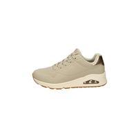 Skechers Uno Golden Air Baskets pour Femme, Taupe Durabuck/Silver Trim, 36.5 EU
