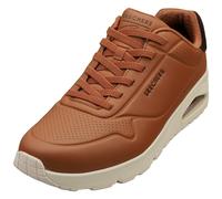 Skechers Homme Uno Harry Kane Air Basket, Brown Duraleather/Brown Suede, 45 EU