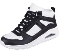 Skechers UNO-HIGH REGARDS blanc-noir