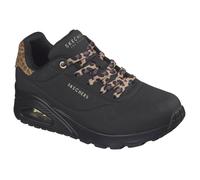 SKECHERS Baskets basses 'UNO' noisette / noir, Taille 37