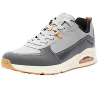 Skechers Uno - LayoverSneaker pour Homme, Gris, 41.5 EU