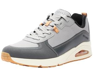 Skechers Uno - LayoverSneaker pour Homme, Gris, 41.5 EU