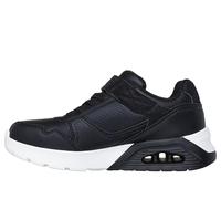 Skechers Uno Lite 2.0 Pillar Duo Basket, Black Synthetic/Black Trim, 32 EU