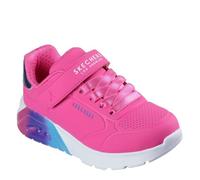 Skechers UNO Lite 2.0 - Vivid Metallic Chaussures Moyen Width en Rose Fluo, Pointure 30, Lavable en machine