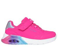 Skechers UNO Lite 2.0 - Vivid Metallic Chaussures Moyen Width en Rose Fluo, Pointure 34, Lavable en machine