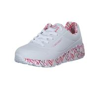 Skechers Uno Lite 314976L-WRPK, Girl Sneakers,Sports Shoes, White, 28 EU