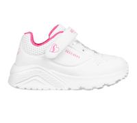 Skechers Uno Lite Chaussures Moyen Width en Blanc/Rose Fluo, Pointure 21