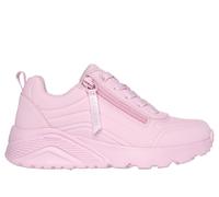 Skechers UNO Lite - Easy Zip Chaussures Moyen Width en Rose Clair, Pointure 35.5, Lavable en machine