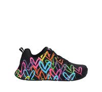 Skechers JGoldcrown: UNO Lite - Heart of Hearts Chaussures Moyen Width en Noir, Pointure 36