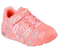 Skechers Uno Lite Love Levitate Baskets pour Enfant Corail Pointure 45, Corail, 10.5 UK Child