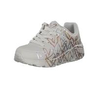 Skechers Uno Lite Metallic Love Basket, Blanc/Multicolore, 32 EU