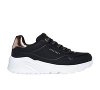 Skechers Fille Uno Lite Metallic Mode Shoes, Noir, 35 EU