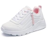 Skechers - Baskets enfant mixte Street Girls - Blanc, garniture synthétique - Pointure 43 EU