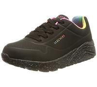 Skechers Uno Lite Rainbow Moucheté Basket Fille Bordure Arc-en-ciel en Polyuréthane Noir 28.5 EU