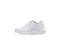 Skechers Uno Lite Rainbow Moucheté Basket Girl's Bordure Arc-en-ciel Blanche en Polyuréthane 38 EU