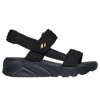 Skechers UNO Lite Sandal - Sunny Stand Chaussures Moyen Width en Noir/Or Rose, Pointure 37