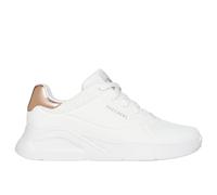 Skechers Uno Lite Shimmer A Chaussures Femme Entraîneurs Slip-On Blanc