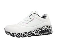 Skechers Baskets Uno-Loving Love 155506-WBK Femme Blanc 40 EU