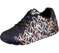SKECHERS Uno-Metallic Love chaussures de sport pour femmes 155523-BKGD - noir r. 37