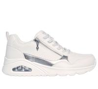 Skechers UNO - Metallic Sliders Chaussures Moyen Width en Blanc, Pointure 37
