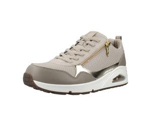 Skechers - UNO Metallic Tongs - Femme - Chaussures - Beige - Taille: 41 EU