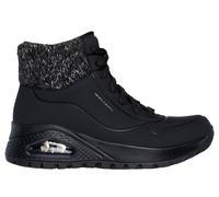 Skechers Bottes à lacets en tricot Uno Rugged Darling Daze Sweater, Noir, 40 EU