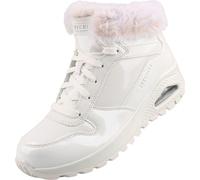 Skechers Uno Rugged Fiesty Winter Femmes Baskets Hautes Blancs