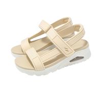 Skechers Uno Sandal Natural Women Strap Casual Lifestyle Sandal 119813-NAT