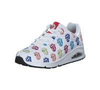Skechers UNO Say It Loud Blanc Durabuck W/Multi Lick Print, Blanc Durabuck W Multi Lick Print, 7 UK