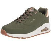 Skechers Uno-Shimmer Away 155196-OLV, Womens Sneakers, Green, 36 EU