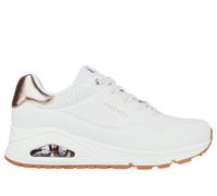 Skechers Femme Uno - Shimmer Away Basket, Blanc Opulenter Garten, 37 EU
