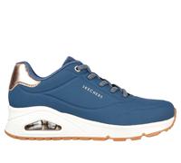Skechers UNO - Shimmer Away Chaussures Moyen Width en Bleu Marine, Pointure 42
