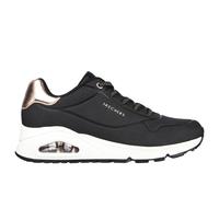 SKECHERS UNO SHIMMER AWAY W SCARPE SNEAKERS DA DONNA black memory foam
