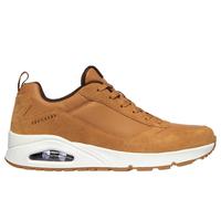 Skechers Homme UNO-STACRE Baskets, Whiskey Leather/PU/Trim, 40 EU