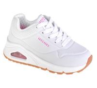 Skechers Uno Stand On Air 310024L-WHP - Baskets filles blanches à lacets 33